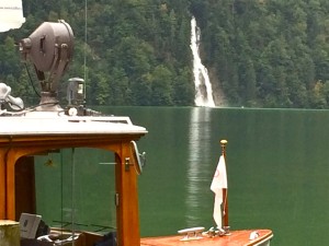 Konigssee Waterfall and Front of Boat